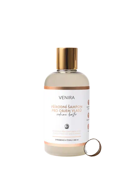VENIRA Přírodní šampon pro objem vlasů kokos 300 ml