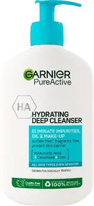 GARNIER Pure Active Hydratační čisticí gel proti nedokonalostem, 250 ml