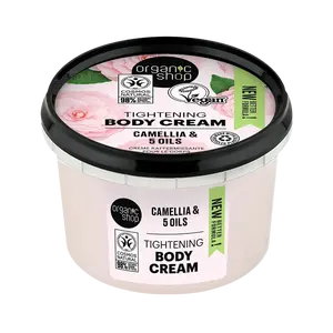 ORGANIC SHOP Zpevňující tělový krém Kamélie a 5 olejů 250 ml