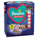 PAMPERS Night Pants Kalhotkové plenky vel. 5, 12-17 kg, 22 ks