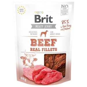 BRIT Dog Jerky Beef Fillets 80 g