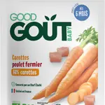 GOOD GOÛT BIO Mrkev s farmářským kuřátkem 190 g