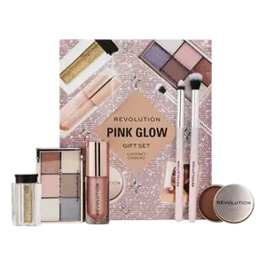 REVOLUTION Pink Glow Get The Look dárková sada