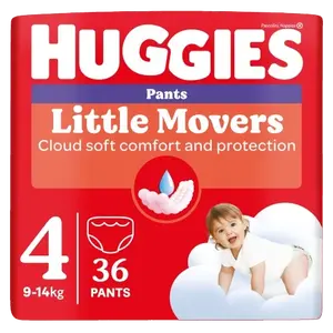 HUGGIES® Little Movers Pants 4, 36 ks