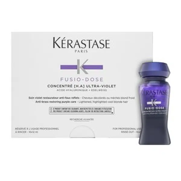Kérastase Fusio-Dose Concentré [H.A] Ultra-Violet vlasová kúra pro blond vlasy 10 x 12 ml