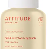 ATTITUDE Dětská mycí pěna (2v1) Baby leaves s vůní hruškové šťávy 295 ml