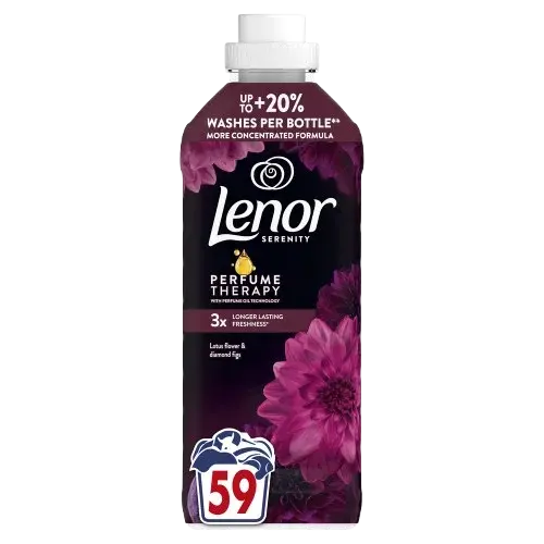 LENOR Aviváž, Lotus Water & Diamond Figs, 59 praní, 1239 ml