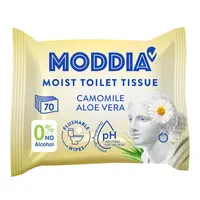 MODDIA Vlhčený toaletní papír heřmánek & aloe vera 70 ks