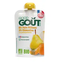 GOOD GOÛT BIO Hruška s klementinkou 120 g