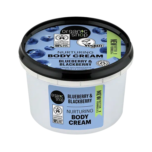 ORGANIC SHOP Vyživující tělový krém Ostružina a borůvka 250 ml