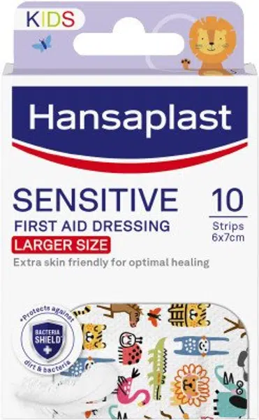 HANSAPLAST Sensitive Zvieratká náplasť XL 10 ks