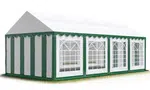 Hawaj Párty stan Economy 4 x 8 m zeleno-bílý