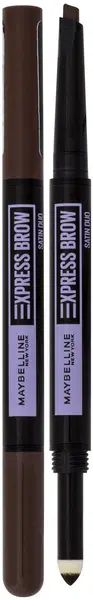 MAYBELLINE NEW YORK Tužka a pudr na obočí Express Brow Satin Duo 04 Dark Brown