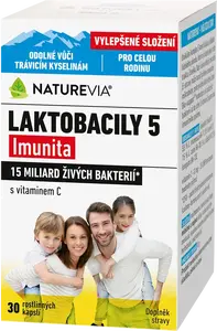 NATUREVIA Laktobacily 5 Imunita 30 kapslí