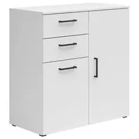 Carryhome KOMODA, bílá, 80/83/40 cm