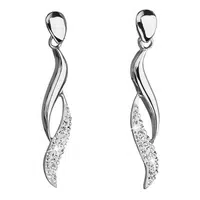Evolution Group - Pavona Luxusní náušnice s krystaly Swarovski 31162.1 krystal