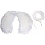 Andělský karneval set křídla + svatozář
