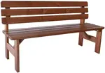 ROJAPLAST Zahradní lavice VIKING dřevěná lakovaná - 150 cm
