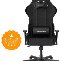 Herní židle DXRacer FORMULA černá, látková, sezení 8+ hodin denně