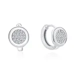 MOISS Okouzlující stříbrné náušnice se zirkony E0000164