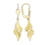 Soliter Slušivé visací pozlacené náušnice 431 001 02263 0500000