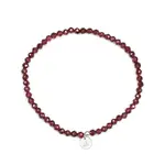 Agato Slušivý korálkový náramek z granátu POL-B11/17G