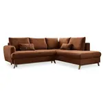 MID.YOU ROHOVÁ SEDAČKA, textil, terracotta