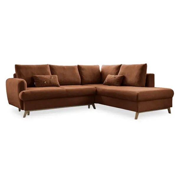 MID.YOU ROHOVÁ SEDAČKA, textil, terracotta