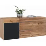 Voglauer ŠIROKÁ KOMODA, staré dřevo, dub, antracitová, barvy dubu, 192/82/51,6 cm