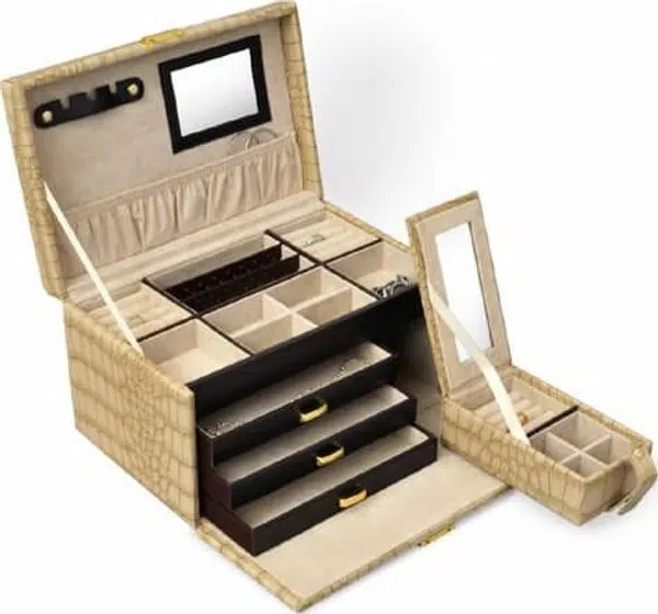 JK Box Krémová šperkovnice SP-581/A20