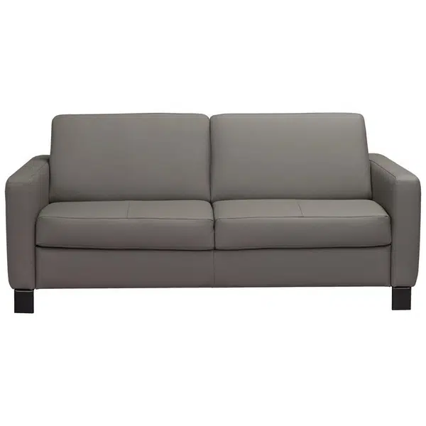 Celina Home ROZKLÁDACÍ POHOVKA S MATRACÍ, kůže, jílová barva