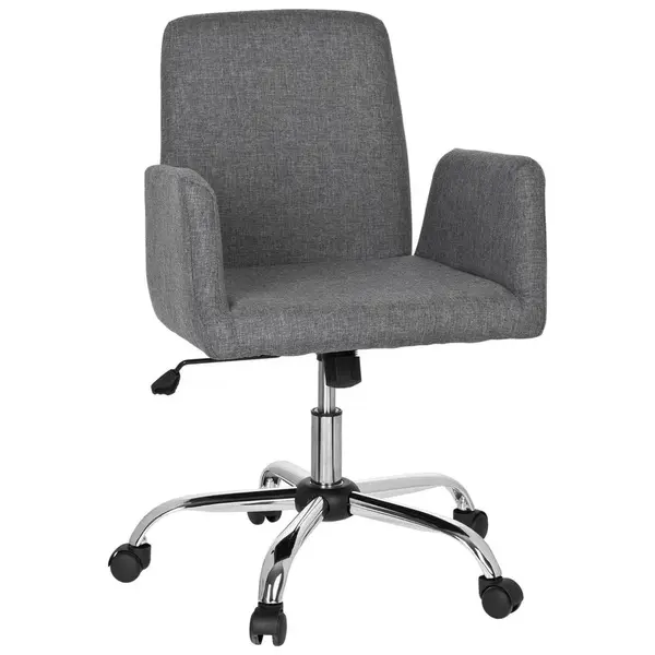 MID.YOU OTOČNÁ ŽIDLE, plochá tkanina, šedá