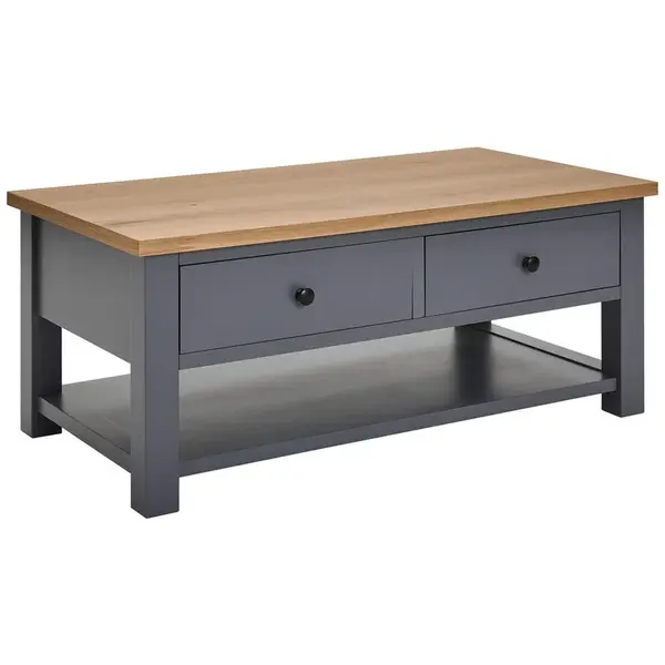 MID.YOU KONFERENČNÍ STOLEK, přírodní barvy, tmavě šedá, dřevo, kompozitní dřevo, 110/60/45 cm