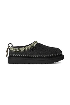Pantofle UGG Tasman Biarritz černá barva, 1171444.BLK
