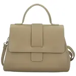 Dámská kožená kabelka do ruky taupe - Delami Vera Pelle Lauren