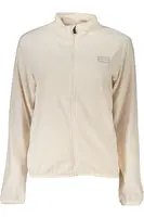 Bílá fleecová mikina na zip