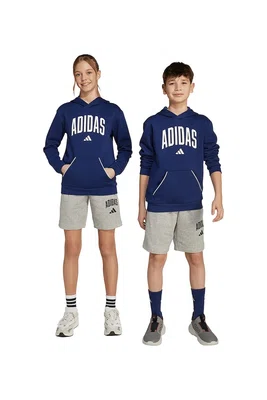 Dětské kraťasy adidas šedá barva, s potiskem, JW2380