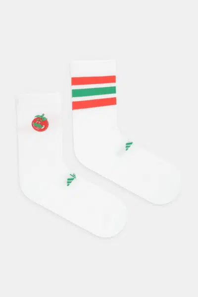Ponožky adidas Fortnite 2-pack bílá barva, JN2692