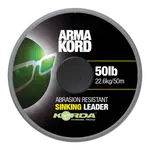 Korda šoková šňůra arma kord sinking braid 50 m - 50 lb