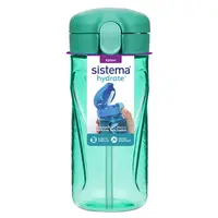 SISTEMA Láhev Quick Flip Top s brčkem zelená 520 ml