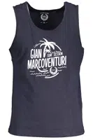 GIAN MARCO VENTURI MEN'S BLUE TANK TOP