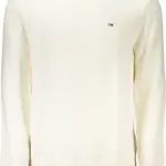 TOMMY HILFIGER MEN'S WHITE SWEATER
