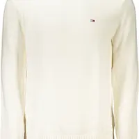 TOMMY HILFIGER MEN'S WHITE SWEATER