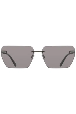 CALVIN KLEIN MEN'S SUNGLASSES SILVER