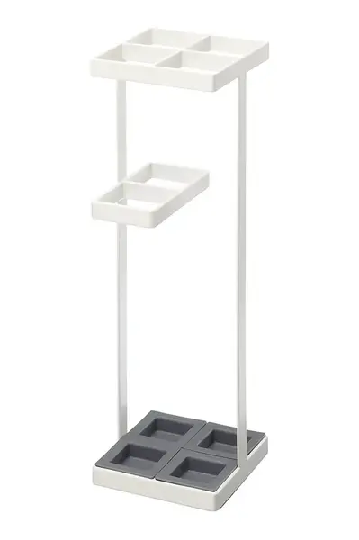 Stojan na deštníky Yamazaki Tower 11 x 11 x 36 cm bílá barva