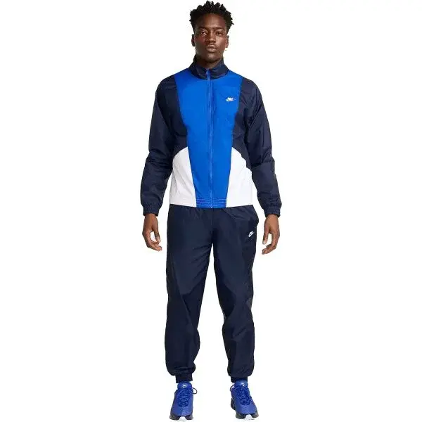 Nike CLUB Pánska tepláková súprava, tmavo modrá, veľkosť