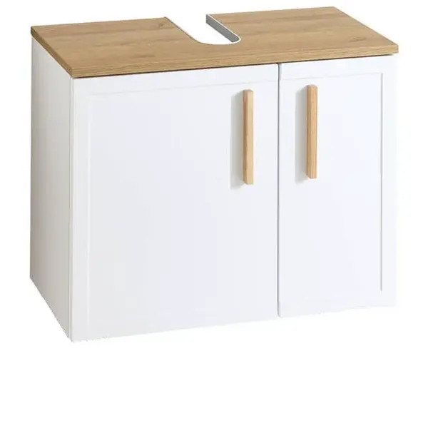 Xora SKŘÍŇKA POD UMYVADLO, bílá, barvy dubu