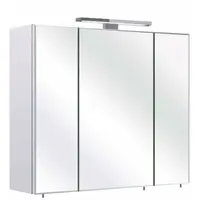 Xora ZRCADLOVÁ SKŘÍŇKA, bílá, 70/60/20 cm