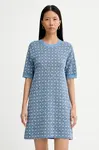 Šaty Kenzo modrá barva, mini, FF52RO4813CO.64