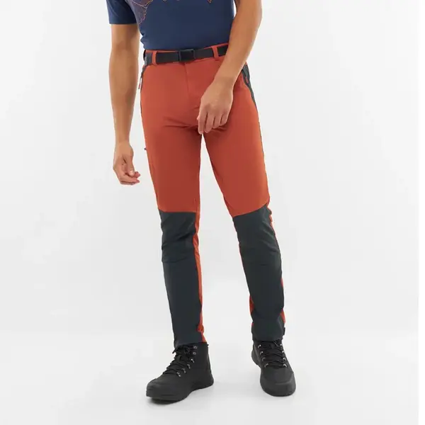 Pánské outdoorové kalhoty viking sequoia oranžová/tmavě modrá xl